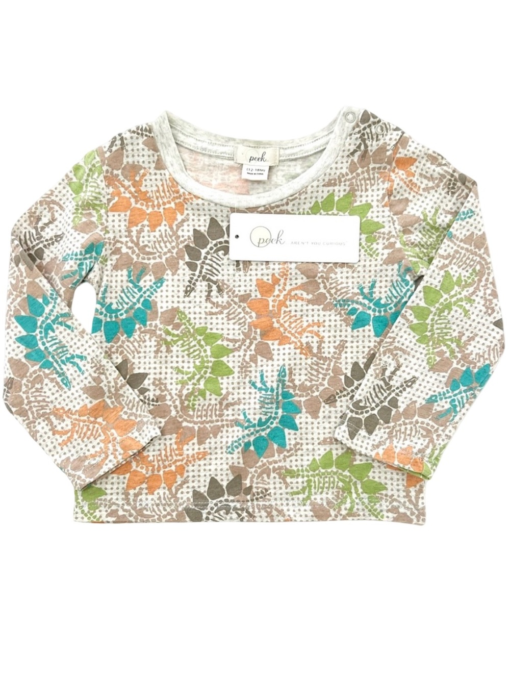 NEW Peek Long Sleeve Dinosaur Shirt